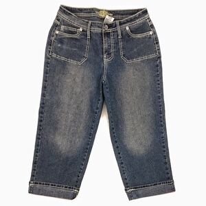 Revolt capri stretch jeans